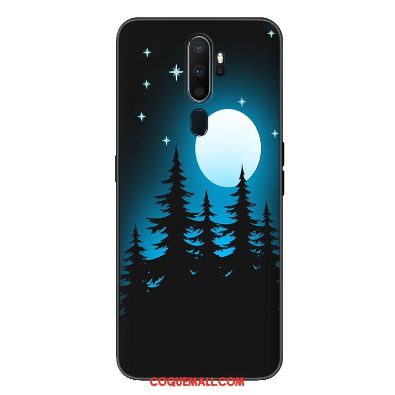 Étui Oppo A9 2020 Téléphone Portable Ornements Suspendus Frais, Coque Oppo A9 2020 Bordure Incassable