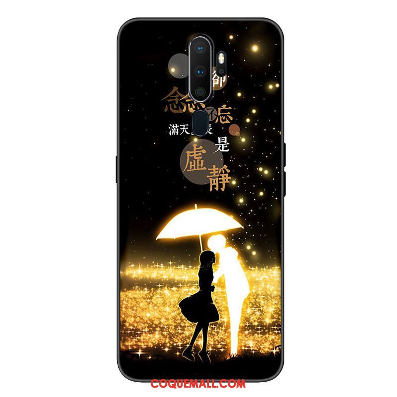 Étui Oppo A9 2020 Téléphone Portable Ornements Suspendus Frais, Coque Oppo A9 2020 Bordure Incassable