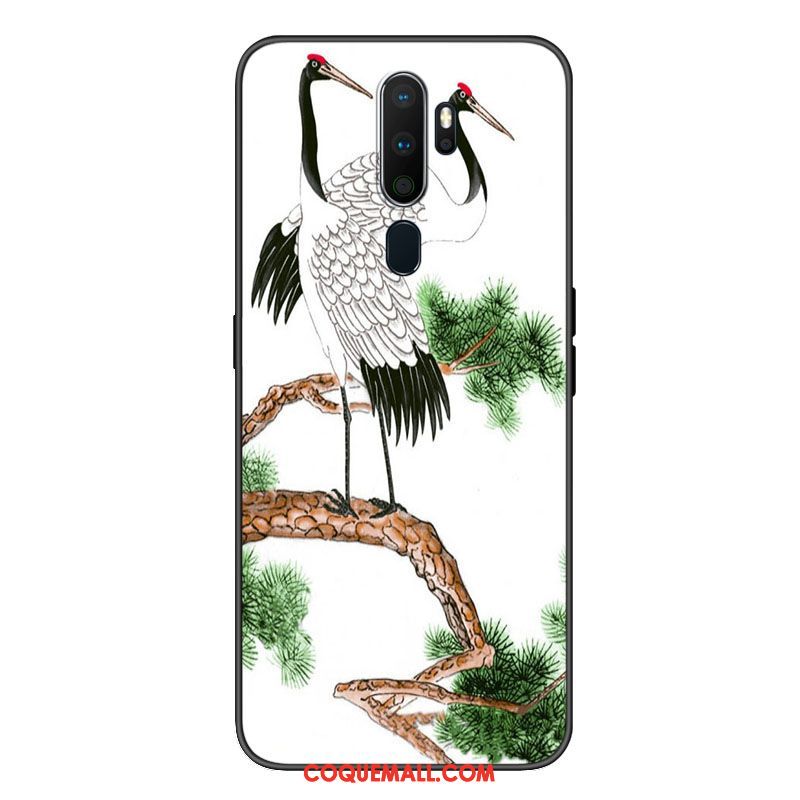 Étui Oppo A9 2020 Téléphone Portable Ornements Suspendus Frais, Coque Oppo A9 2020 Bordure Incassable