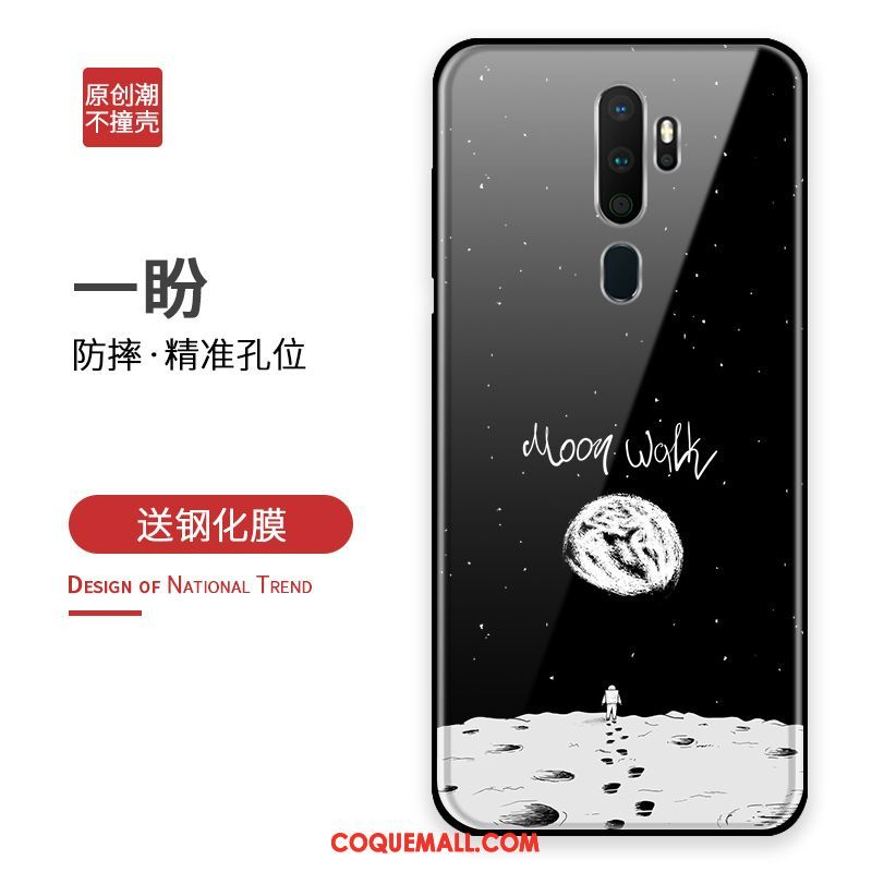 Étui Oppo A9 2020 Verre Protection Incassable, Coque Oppo A9 2020 Tout Compris Tempérer