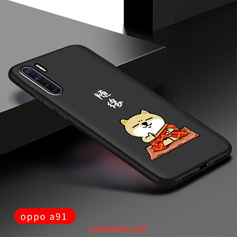 Étui Oppo A91 Créatif Marque De Tendance Silicone, Coque Oppo A91 Tout Compris Téléphone Portable