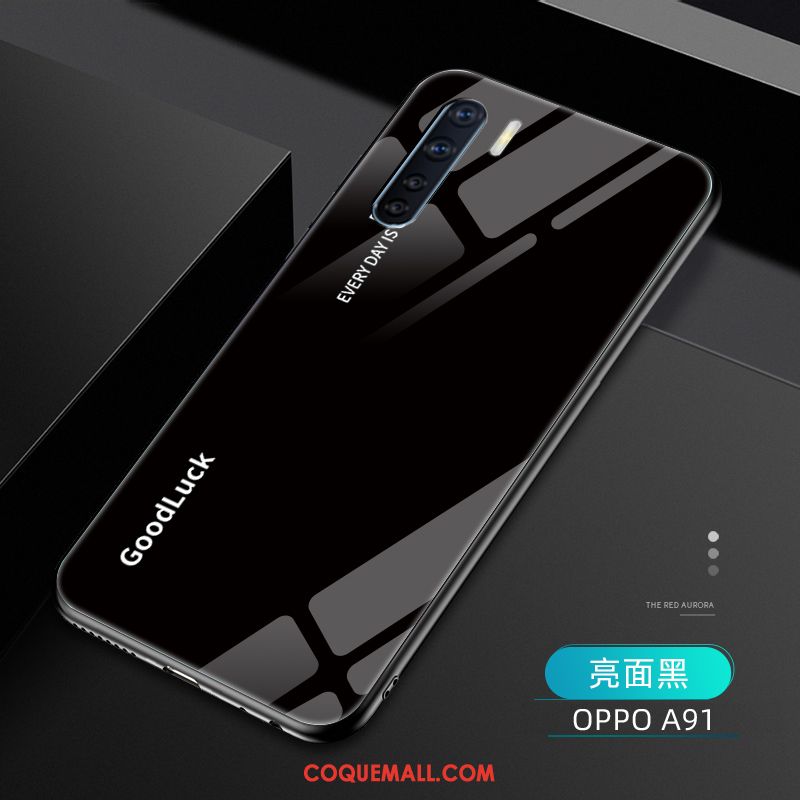 Étui Oppo A91 Incassable Dégradé Protection, Coque Oppo A91 Créatif Mode