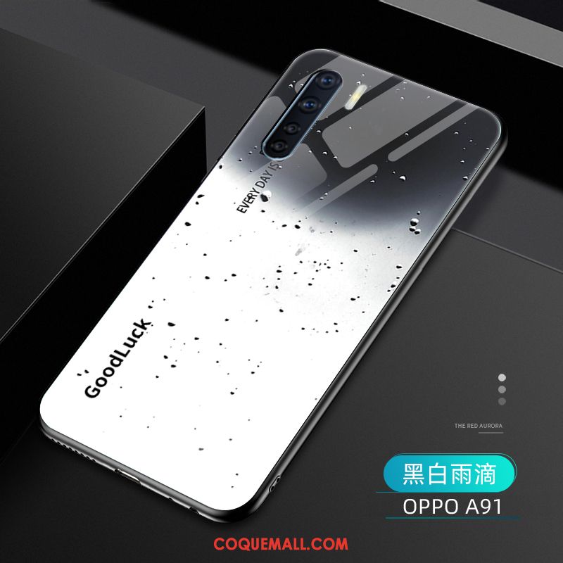 Étui Oppo A91 Incassable Dégradé Protection, Coque Oppo A91 Créatif Mode