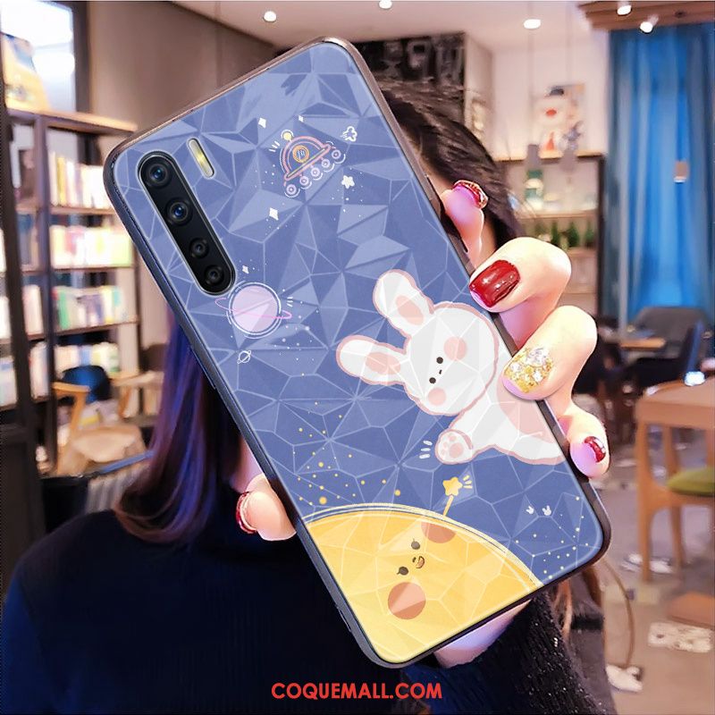 Étui Oppo A91 Jaune Tout Compris Frais, Coque Oppo A91 Net Rouge Losange