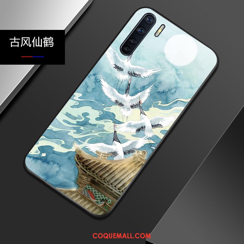 Étui Oppo A91 Marque De Tendance Téléphone Portable Style Chinois, Coque Oppo A91 Personnalité Silicone