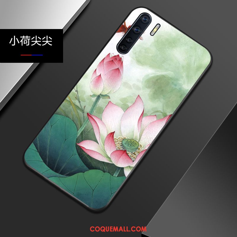 Étui Oppo A91 Marque De Tendance Téléphone Portable Style Chinois, Coque Oppo A91 Personnalité Silicone