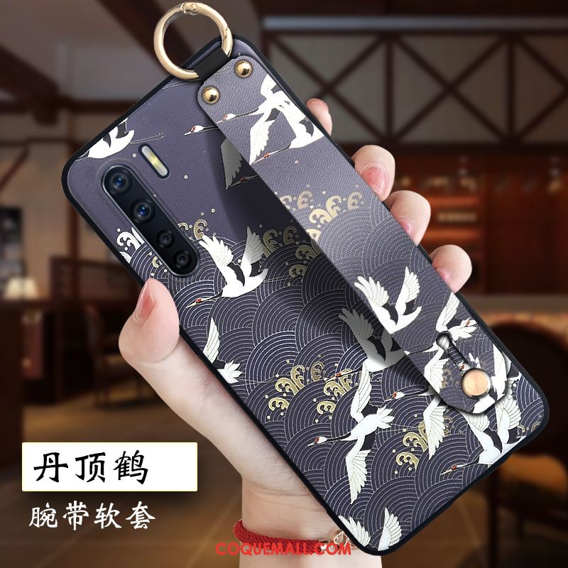 Étui Oppo A91 Ornements Suspendus Personnalité Créatif, Coque Oppo A91 Silicone Style Chinois