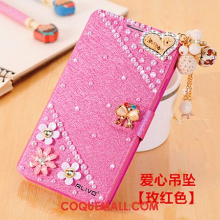 Étui Oppo A91 Personnalité Marque De Tendance Bleu, Coque Oppo A91 Strass Créatif