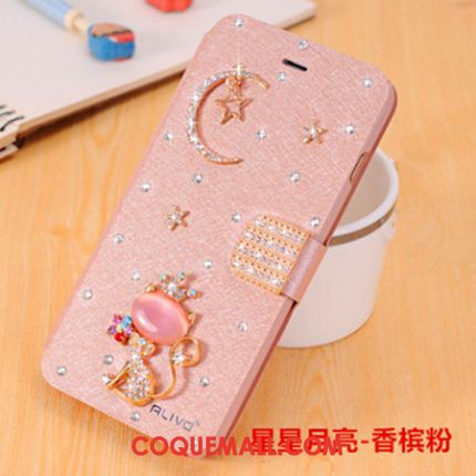 Étui Oppo A91 Personnalité Marque De Tendance Bleu, Coque Oppo A91 Strass Créatif