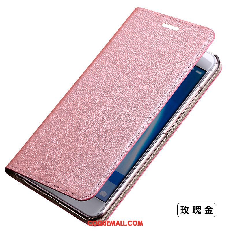 Étui Oppo Ax5 Carte Tout Compris Rouge, Coque Oppo Ax5 Téléphone Portable Clamshell