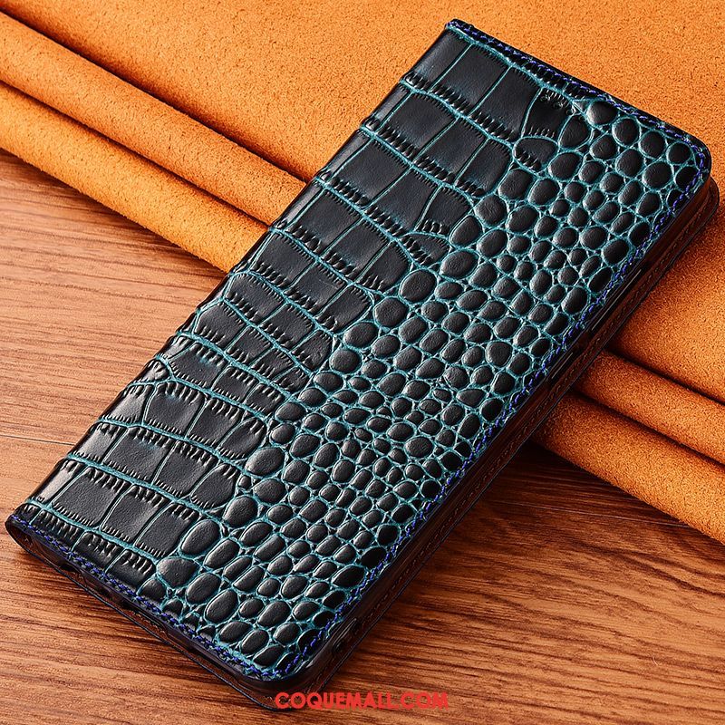 Étui Oppo Ax5 Crocodile Étui En Cuir Tout Compris, Coque Oppo Ax5 Nouveau Rouge