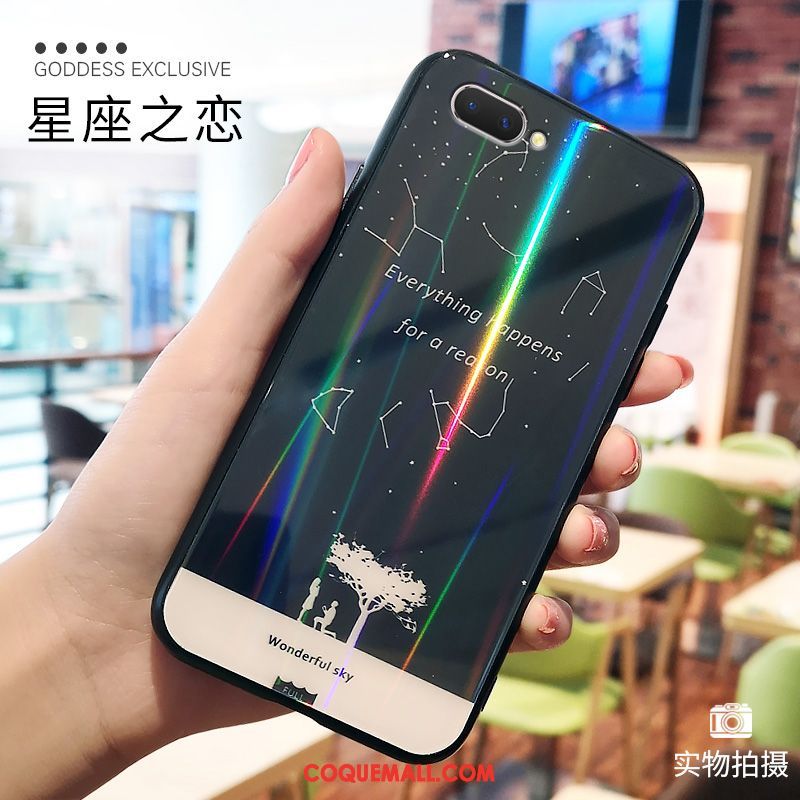 Étui Oppo Ax5 Fluide Doux Incassable Coloré, Coque Oppo Ax5 Personnalité Verre