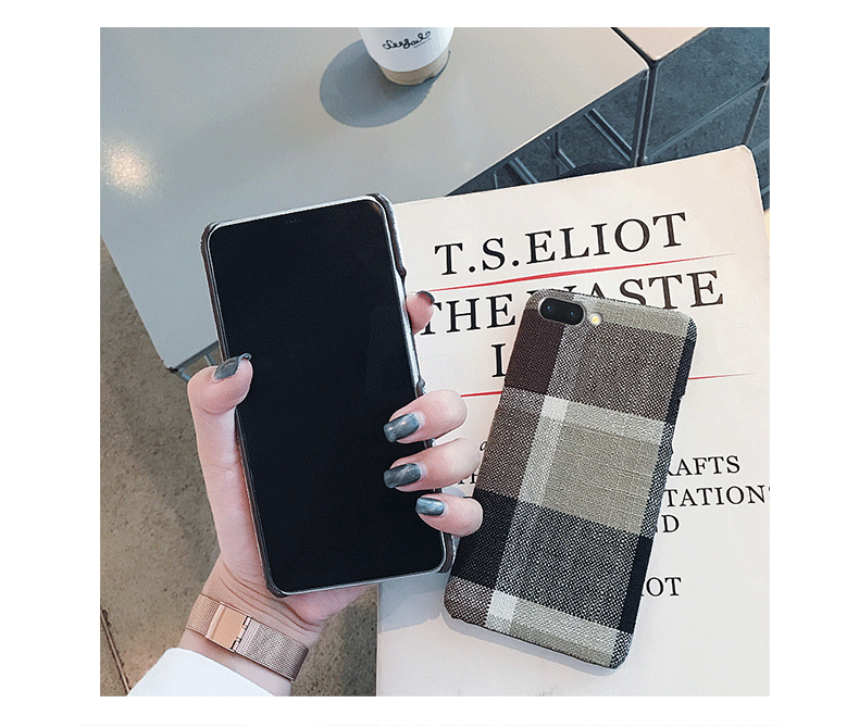 Étui Oppo Ax5 Protection Noir Plaid, Coque Oppo Ax5 Modèle Fleurie Téléphone Portable