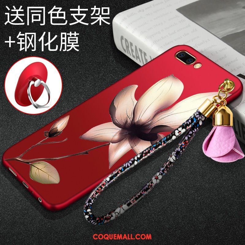 Étui Oppo Ax5 Rouge Téléphone Portable Silicone, Coque Oppo Ax5 Nouveau Incassable
