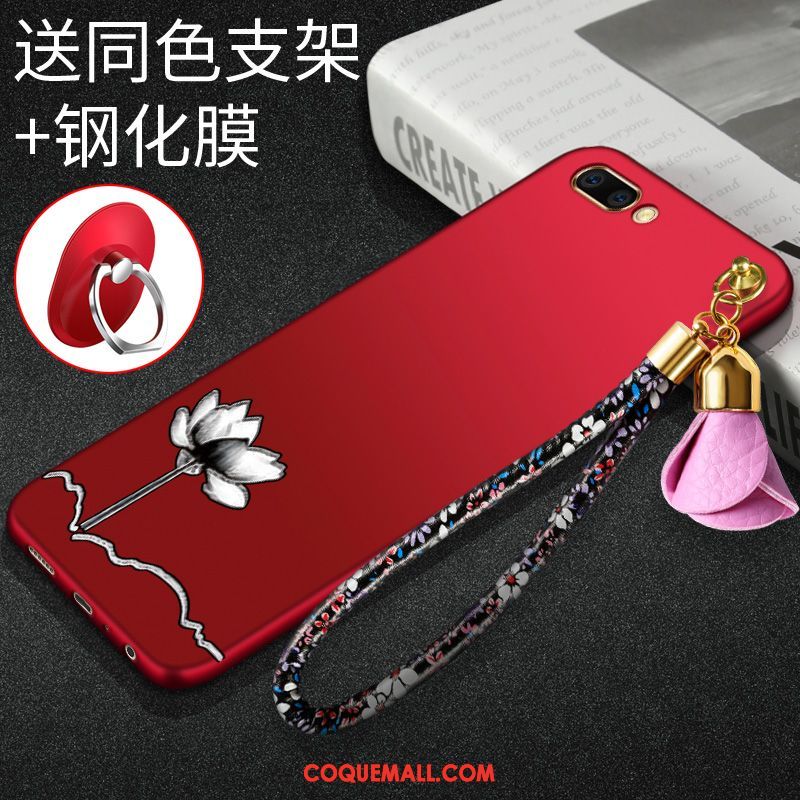 Étui Oppo Ax5 Rouge Téléphone Portable Silicone, Coque Oppo Ax5 Nouveau Incassable