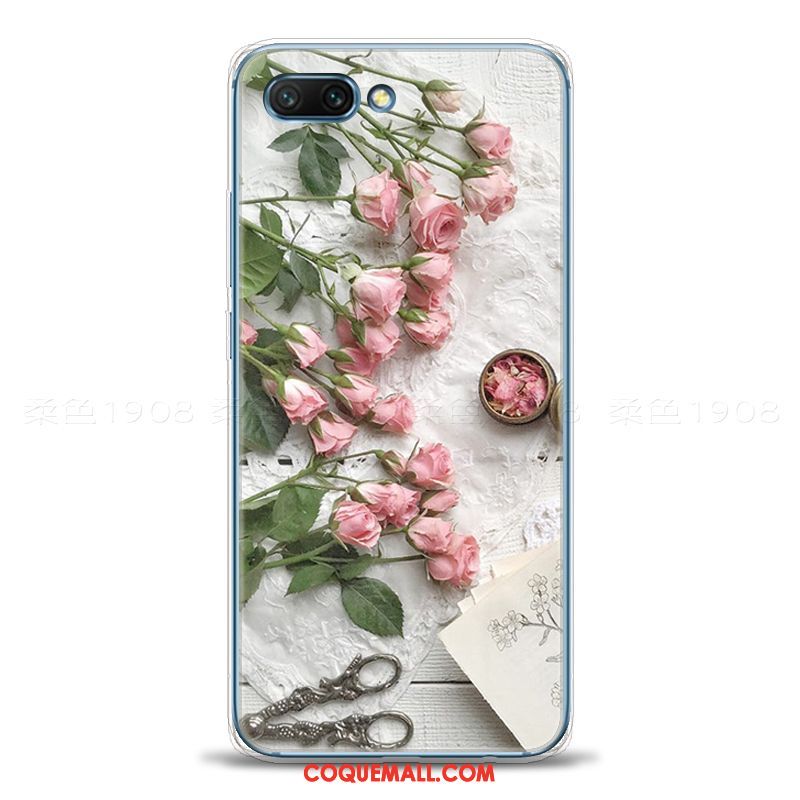 Étui Oppo Ax5 Téléphone Portable Frais Fleurs, Coque Oppo Ax5 Petit Silicone