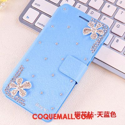 Étui Oppo Ax5 Téléphone Portable Strass Rouge, Coque Oppo Ax5 Étoile Incassable