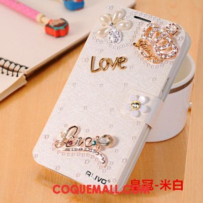 Étui Oppo Ax5 Téléphone Portable Strass Rouge, Coque Oppo Ax5 Étoile Incassable