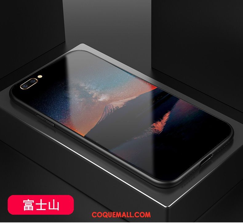 Étui Oppo Ax5 Verre Incassable Ciel Étoilé, Coque Oppo Ax5 Créatif Noir