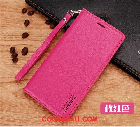 Étui Oppo Ax5 Étui En Cuir Rose Silicone, Coque Oppo Ax5 Tout Compris Cuir Véritable