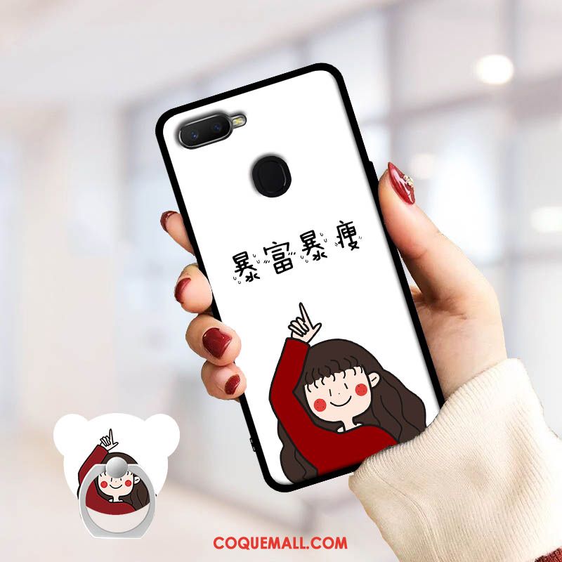 Étui Oppo Ax7 Dessin Animé Téléphone Portable Protection, Coque Oppo Ax7 Net Rouge Rose