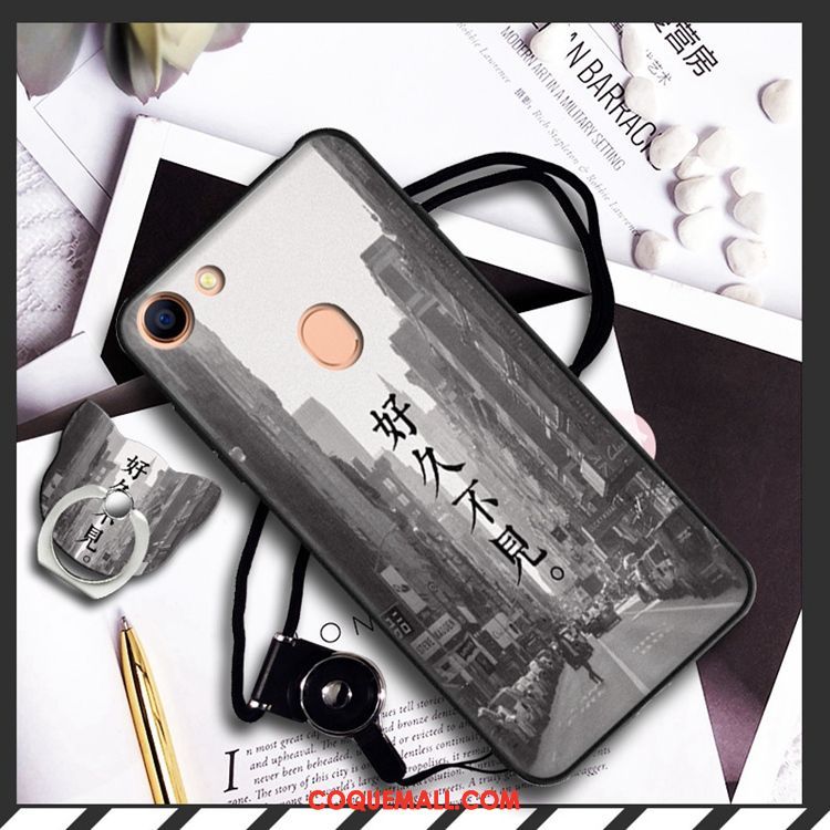 Étui Oppo F5 Incassable Étui En Cuir Téléphone Portable, Coque Oppo F5 Protection Blanc