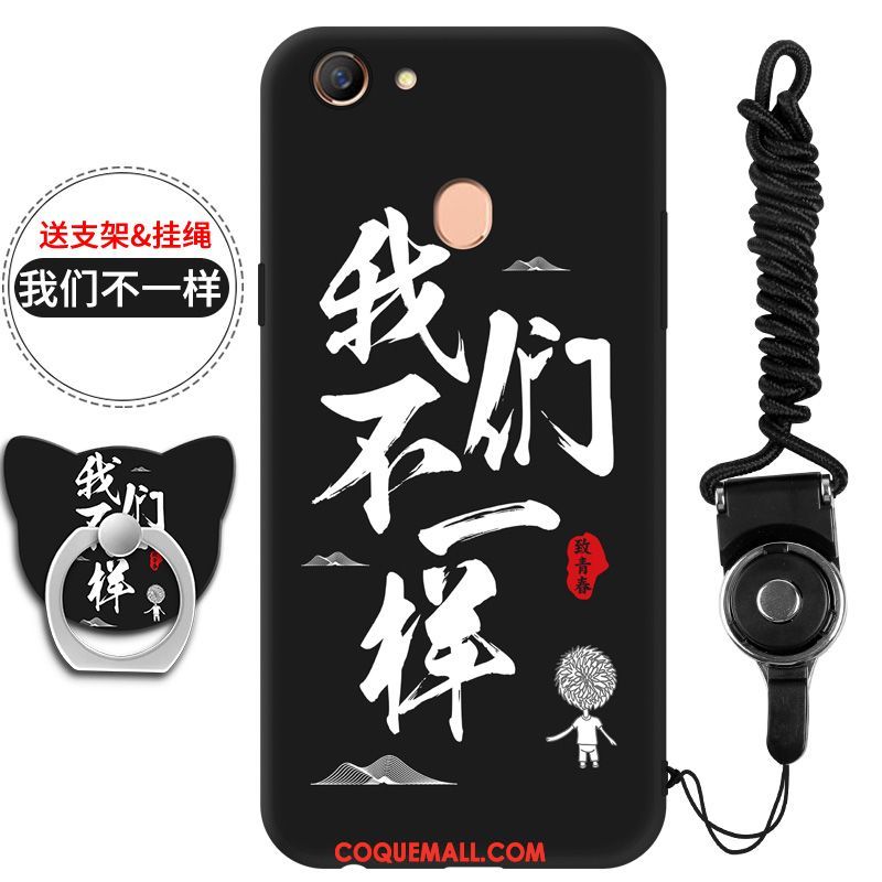 Étui Oppo F5 Noir Incassable Protection, Coque Oppo F5 Téléphone Portable