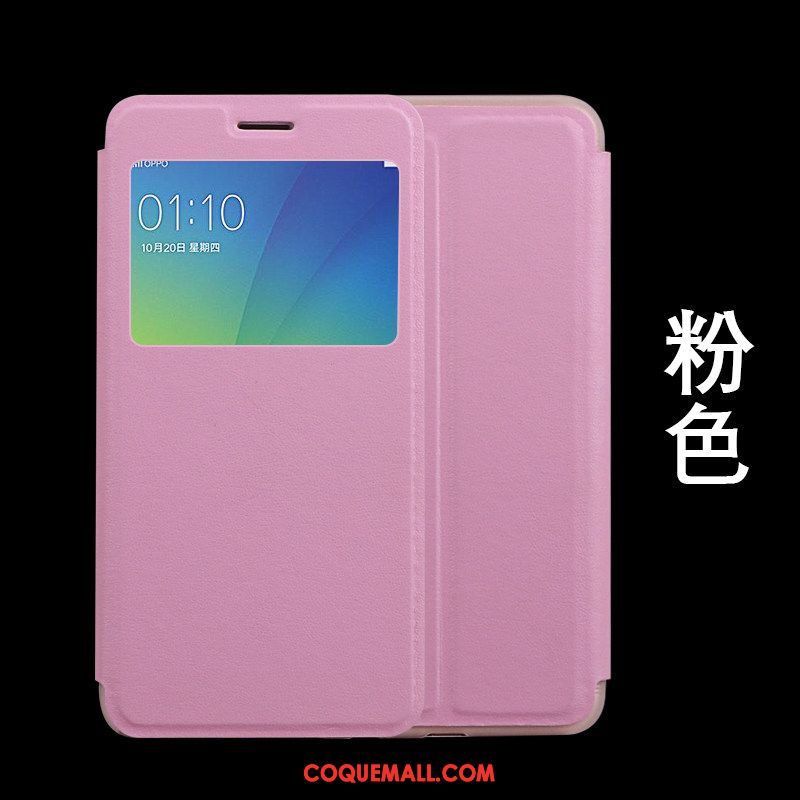 Étui Oppo F5 Or Incassable Tout Compris, Coque Oppo F5 Téléphone Portable Étui En Cuir