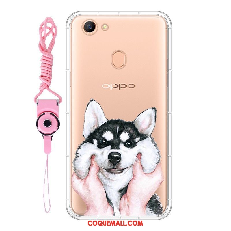 Étui Oppo F5 Youth Ballon Téléphone Portable Blanc, Coque Oppo F5 Youth Ornements Suspendus Protection