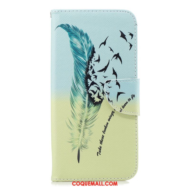 Étui Oppo F5 Youth Charmant Tout Compris Étui En Cuir, Coque Oppo F5 Youth Vert Téléphone Portable