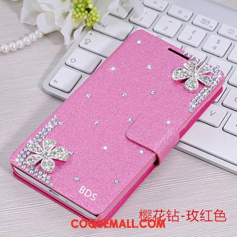 Étui Oppo F5 Youth Incassable Étui En Cuir Nouveau, Coque Oppo F5 Youth Haute Rose