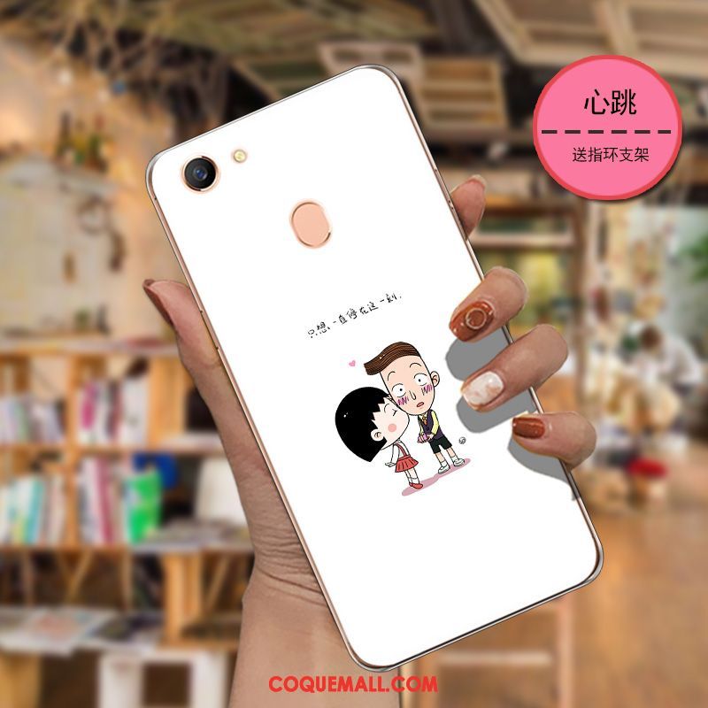 Étui Oppo F5 Youth Protection Art Fluide Doux, Coque Oppo F5 Youth Dessin Animé Silicone
