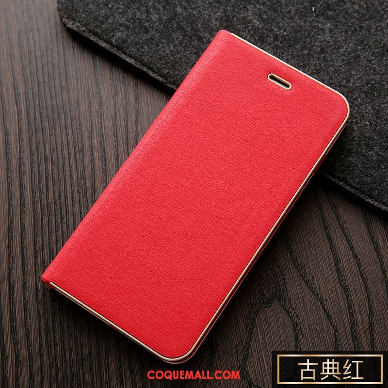 Étui Oppo F5 Youth Tout Compris Protection Cuir Véritable, Coque Oppo F5 Youth Téléphone Portable Étui En Cuir