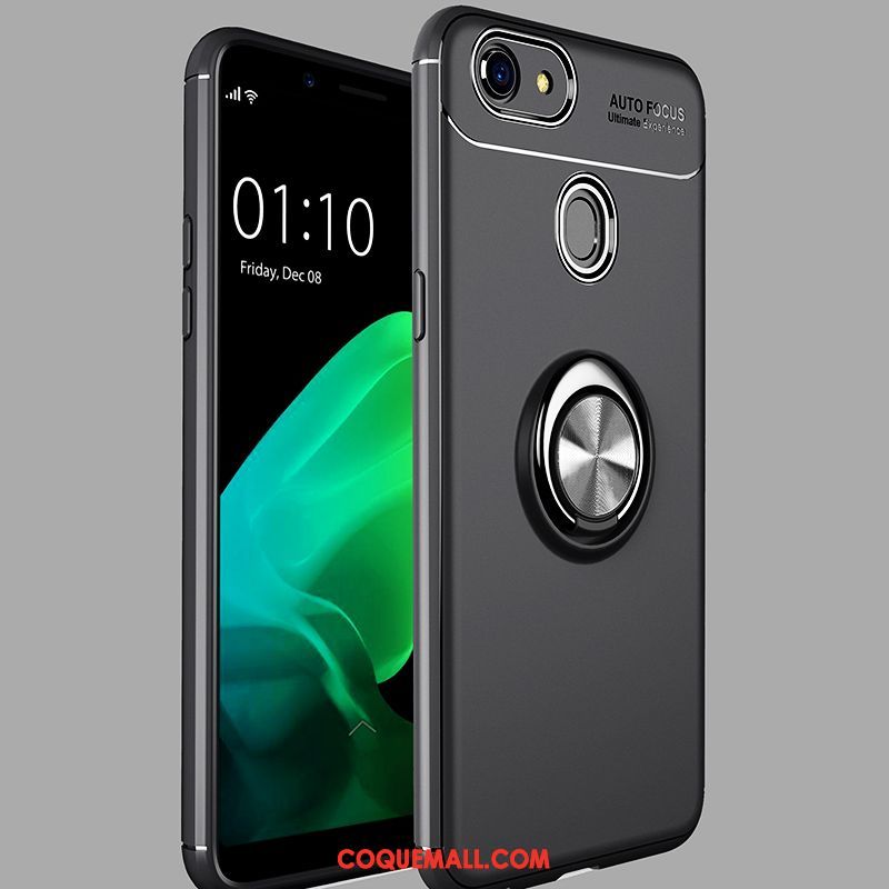 Étui Oppo F7 Anneau Tout Compris Silicone, Coque Oppo F7 Téléphone Portable Magnétisme