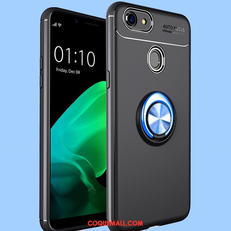 Étui Oppo F7 Anneau Tout Compris Silicone, Coque Oppo F7 Téléphone Portable Magnétisme