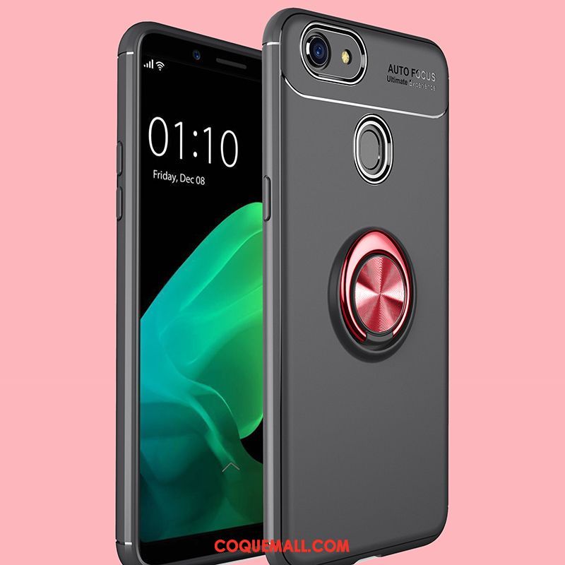 Étui Oppo F7 Anneau Tout Compris Silicone, Coque Oppo F7 Téléphone Portable Magnétisme