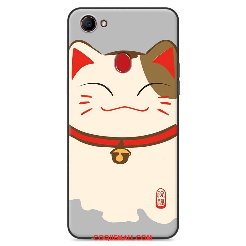 Étui Oppo F7 Dessin Animé Charmant Tout Compris, Coque Oppo F7 Bleu Marin Protection