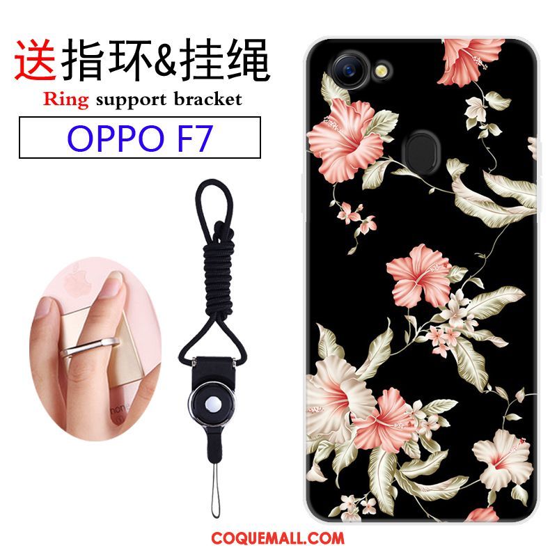 Étui Oppo F7 Dessin Animé Charmant Téléphone Portable, Coque Oppo F7 Ornements Suspendus Incassable