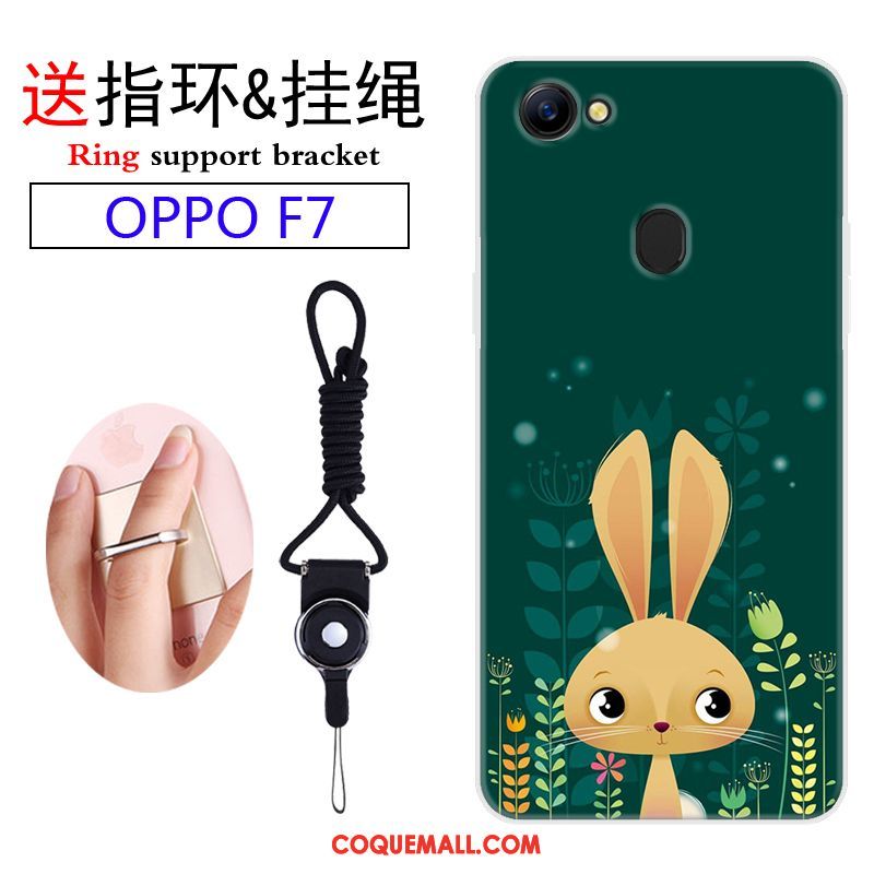 Étui Oppo F7 Dessin Animé Charmant Téléphone Portable, Coque Oppo F7 Ornements Suspendus Incassable