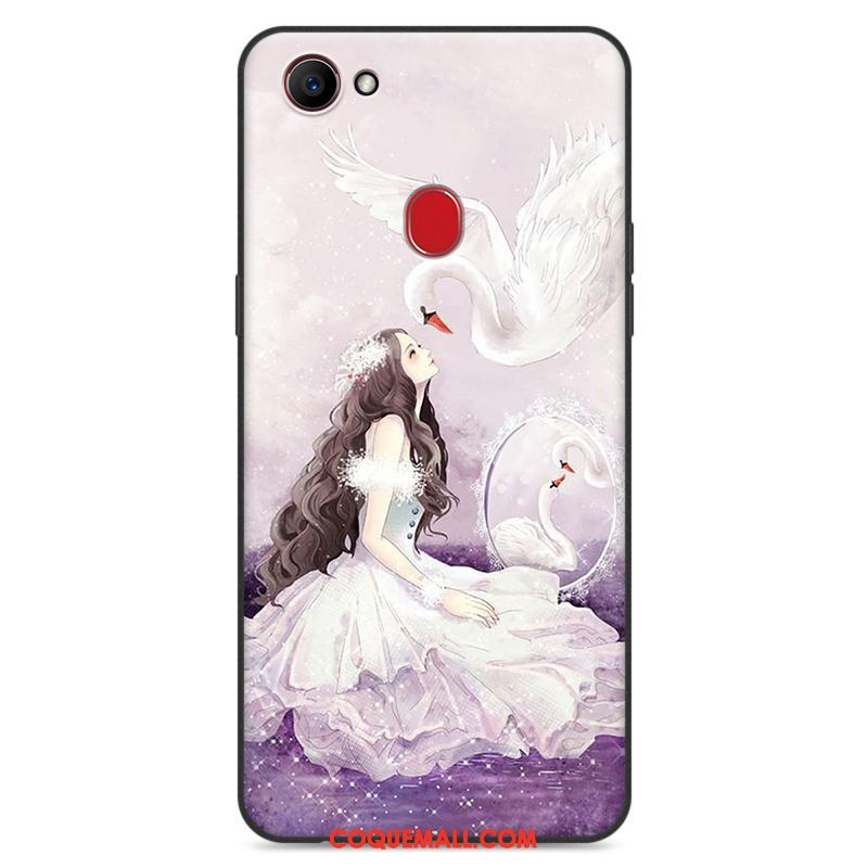 Étui Oppo F7 Dessin Animé Protection Tout Compris, Coque Oppo F7 Silicone Téléphone Portable