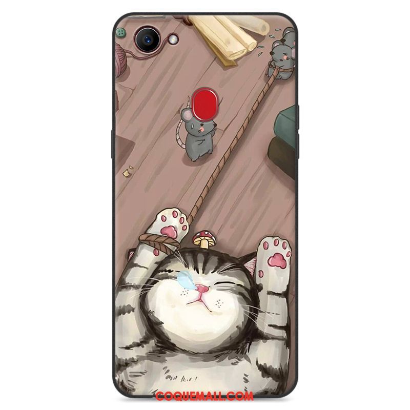 Étui Oppo F7 Dessin Animé Protection Tout Compris, Coque Oppo F7 Silicone Téléphone Portable