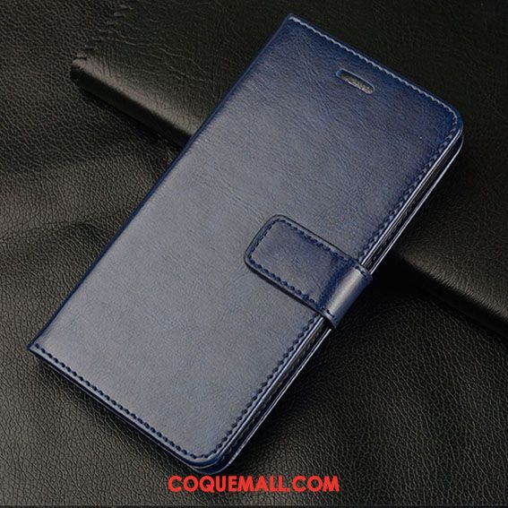 Étui Oppo F7 Fluide Doux Bleu Incassable, Coque Oppo F7 Protection Tout Compris