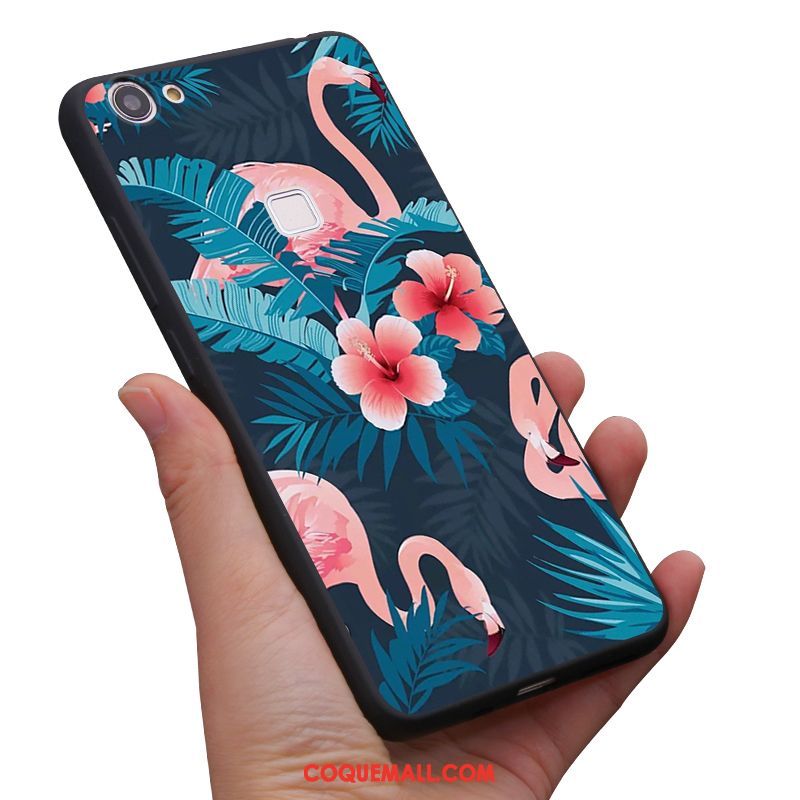 Étui Oppo F7 Frais Art Vintage, Coque Oppo F7 Protection Fluide Doux