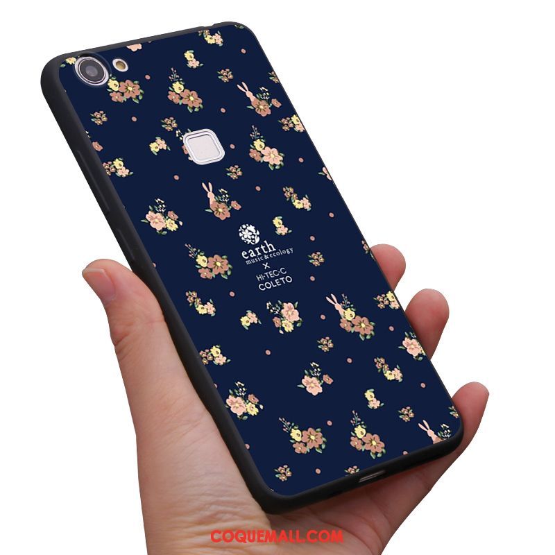 Étui Oppo F7 Frais Art Vintage, Coque Oppo F7 Protection Fluide Doux