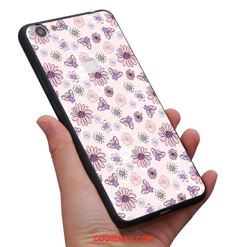 Étui Oppo F7 Frais Art Vintage, Coque Oppo F7 Protection Fluide Doux