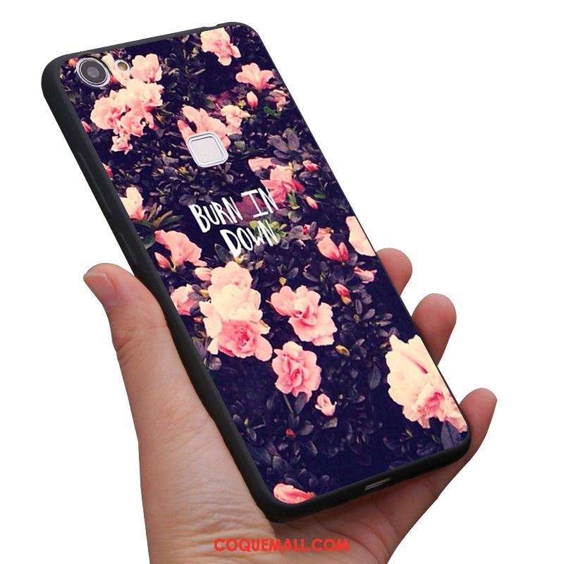 Étui Oppo F7 Frais Art Vintage, Coque Oppo F7 Protection Fluide Doux