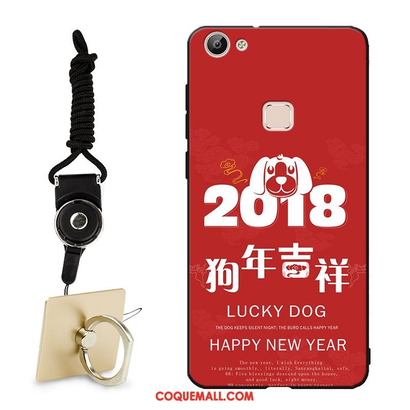 Étui Oppo F7 Noir Tout Compris Chiens, Coque Oppo F7 Nouveau Incassable