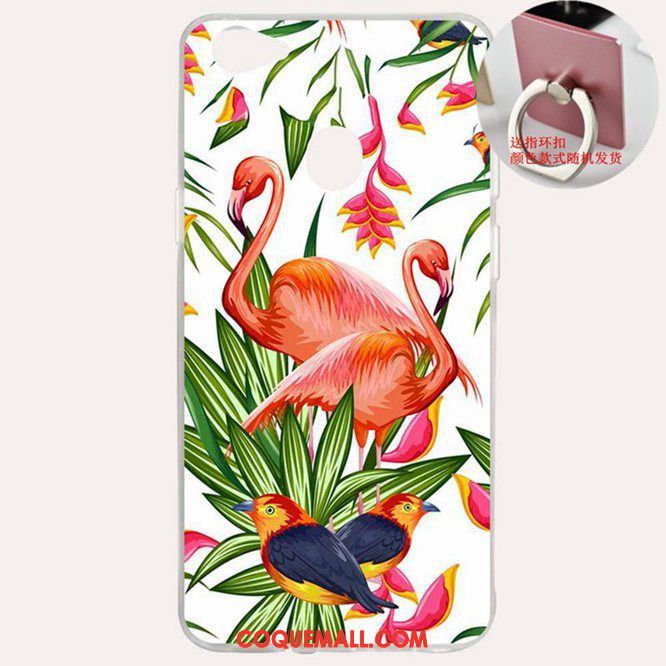 Étui Oppo F7 Protection Incassable Amoureux, Coque Oppo F7 Rouge Téléphone Portable