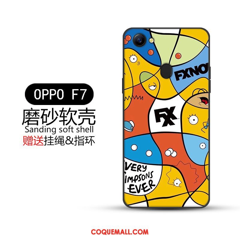 Étui Oppo F7 Protection Téléphone Portable Incassable, Coque Oppo F7 Tout Compris Créatif