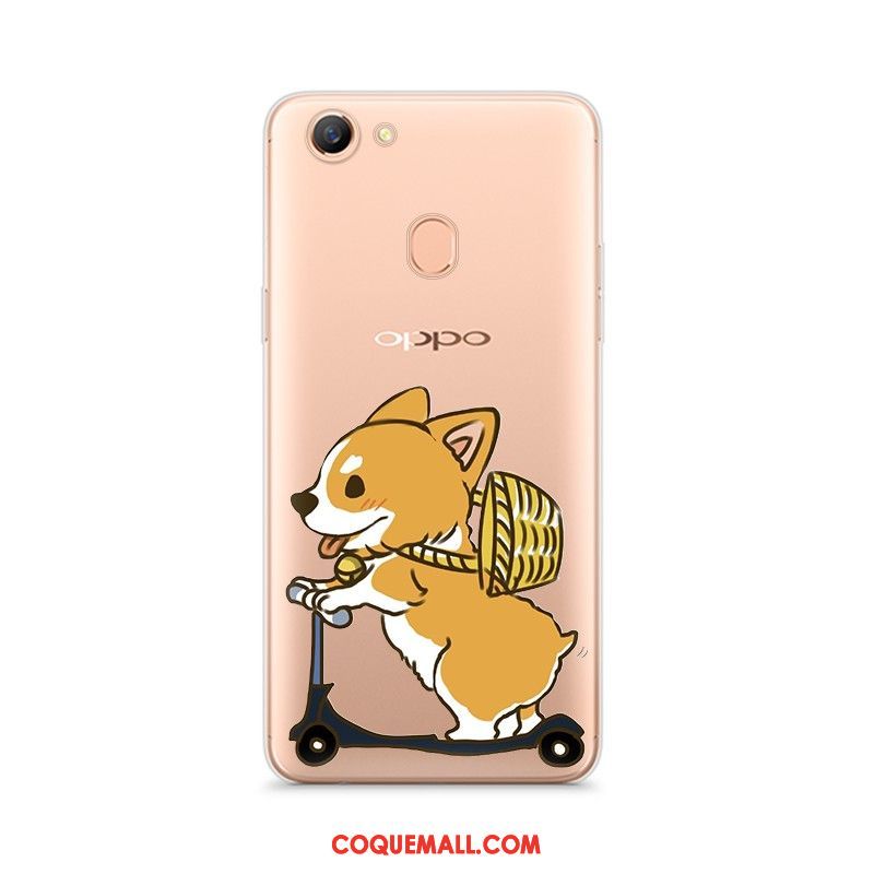 Étui Oppo F7 Silicone Fluide Doux Personnalisé, Coque Oppo F7 Rose Téléphone Portable